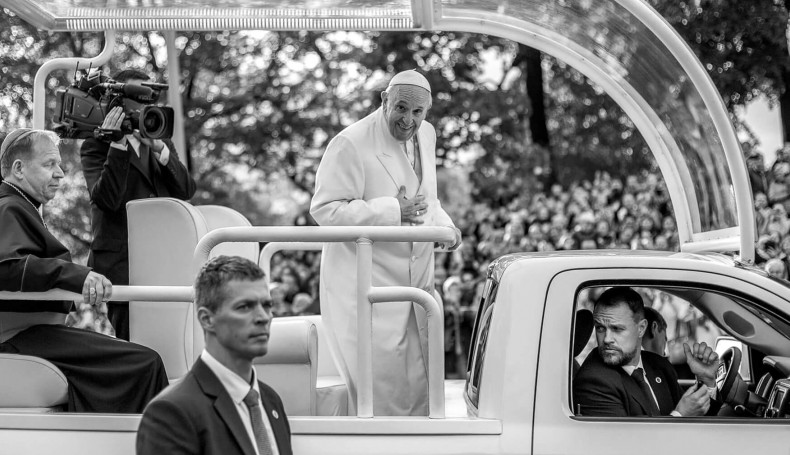 Wizyta papieża Franciszka w Wilnie, 22.09.2018, fot. Paweł Wądołowski