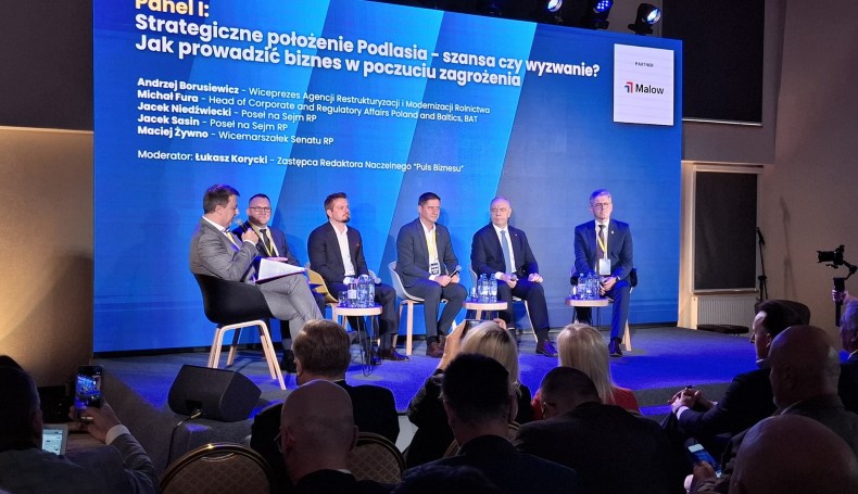 Konferencji „Biznes Na Wchodzie” w Augustowie, 15.09.2025, fot. Marta Sołtys